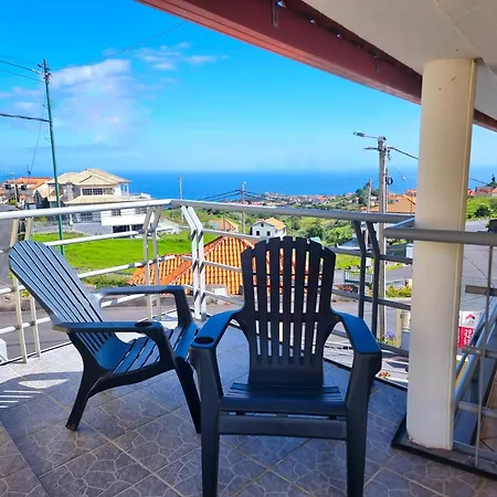 Near Levadas And Pico Ruivo, Santana Madeira Getaway With Terrace Views